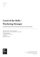 Carol of the Bells/Wayfaring Stranger TTBB choral sheet music cover